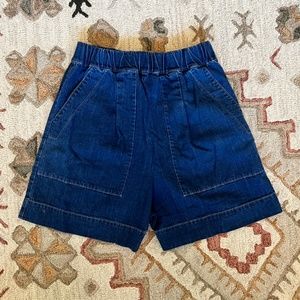 MICAELA GREG - Denim high waist shorts - Size L